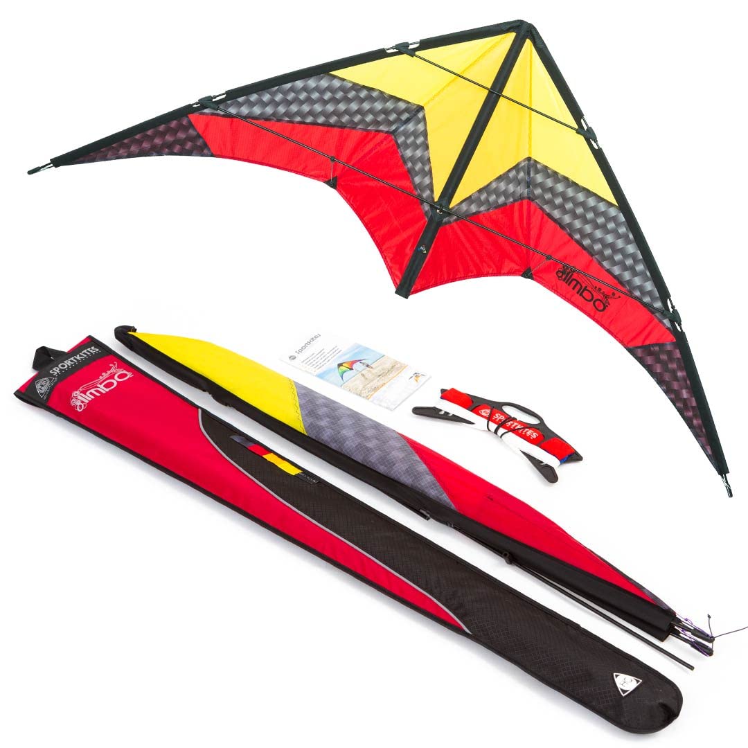 Amazon.com: HQ Kites and Designs 112380 Limbo II Kite, Lava